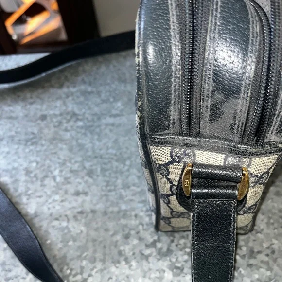 Gucci Blue and Cream Crossbody Bag - Picture 7 of 16